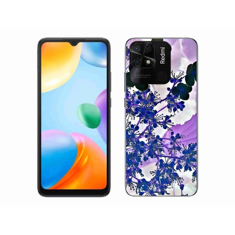 Gél borító mmCase a Xiaomi Redmi 10C-hez - hortenzia virág