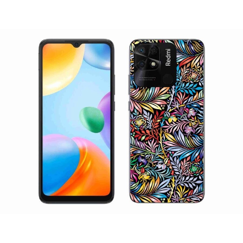 Gél borító mmCase a Xiaomi Redmi 10C-hez - virágok 5