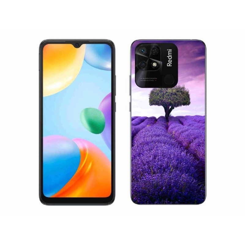 Gél borítás mmCase a Xiaomi Redmi 10C-hez - levendula rét