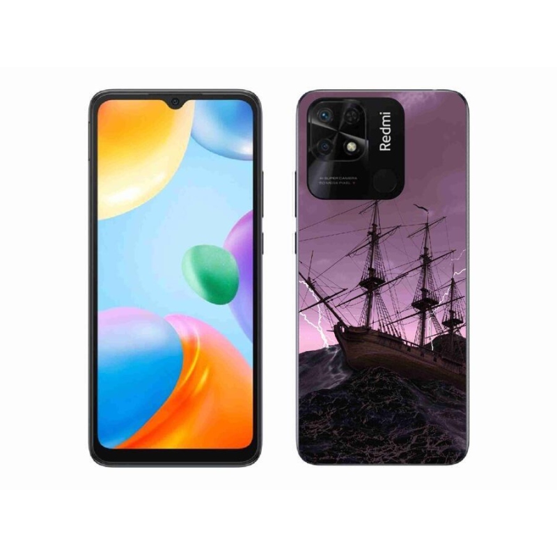 Gél borítás mmCase a Xiaomi Redmi 10C-hez - hajó a viharban