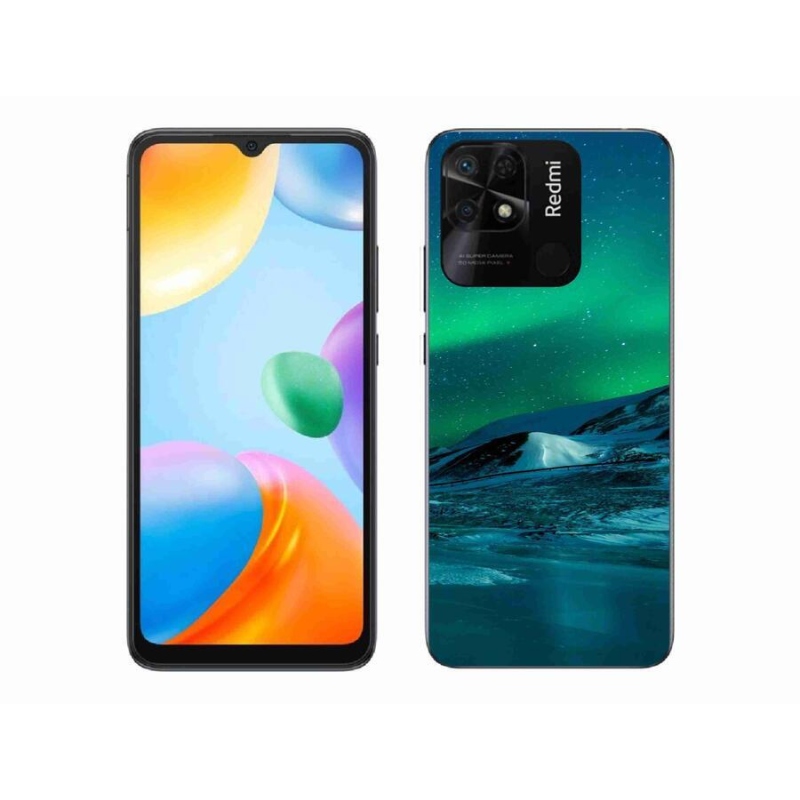 Gél borító mmCase a Xiaomi Redmi 10C-hez - sarki fény