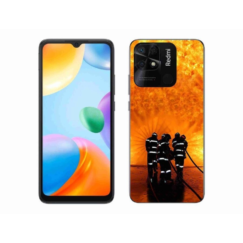 Gél borítás mmCase a Xiaomi Redmi 10C-hez - tűz