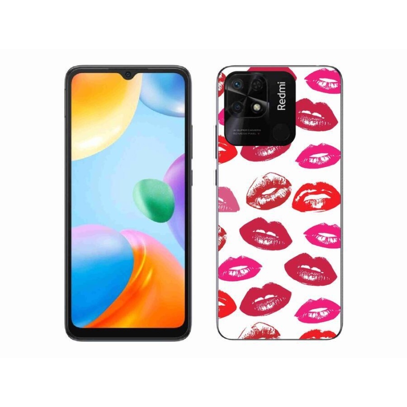 Gél borítás mmCase a Xiaomi Redmi 10C-hez - ajkak