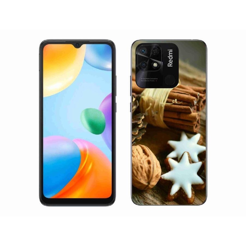 Gél borítás mmCase a Xiaomi Redmi 10C-hez - fahéj és mézeskalács