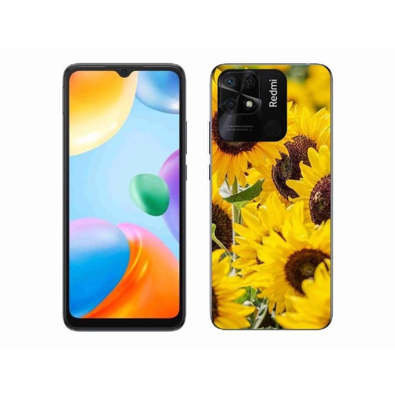 Gél borítás mmCase a Xiaomi Redmi 10C-hez - Napraforgó