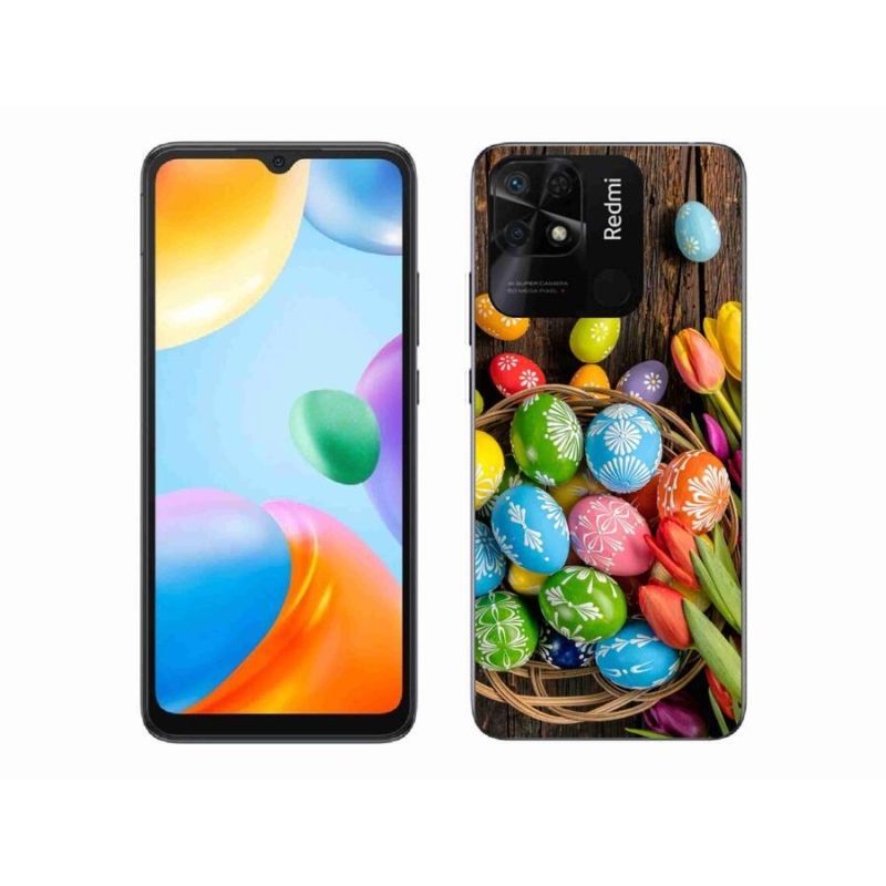 Gél borítás mmCase a Xiaomi Redmi 10C-hez - Húsvéti tojások