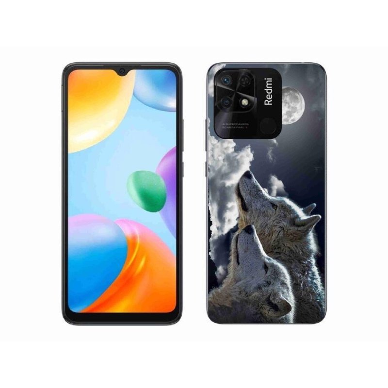 Gél borítás mmCase a Xiaomi Redmi 10C-hez - farkasok