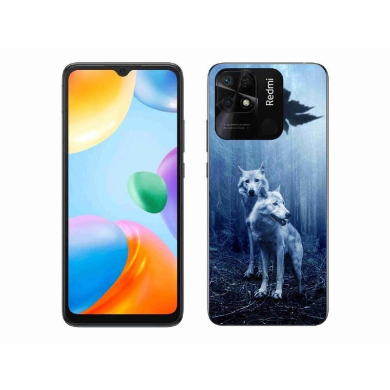 Gél borítás mmCase a Xiaomi Redmi 10C-hez - farkasok az erdőben