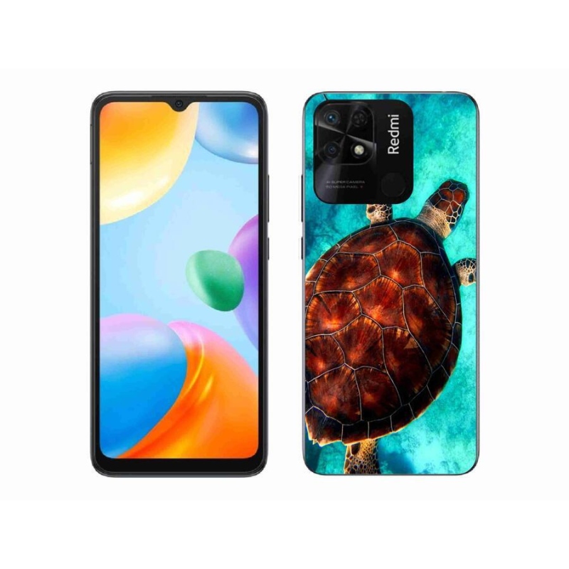 Gél borítás mmCase a Xiaomi Redmi 10C-hez - teknősbéka