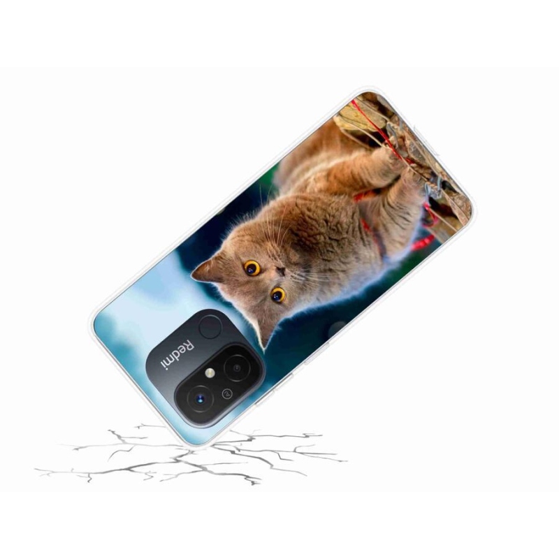 Gél borítás mmCase a Xiaomi Redmi 12C-hez - Brit kék 2