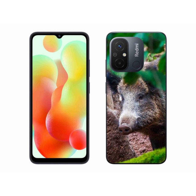 Gél borítás mmCase a Xiaomi Redmi 12C-hez - vaddisznó