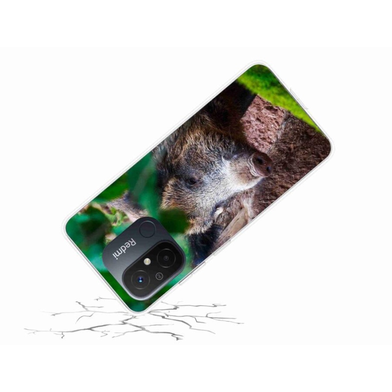 Gél borítás mmCase a Xiaomi Redmi 12C-hez - vaddisznó