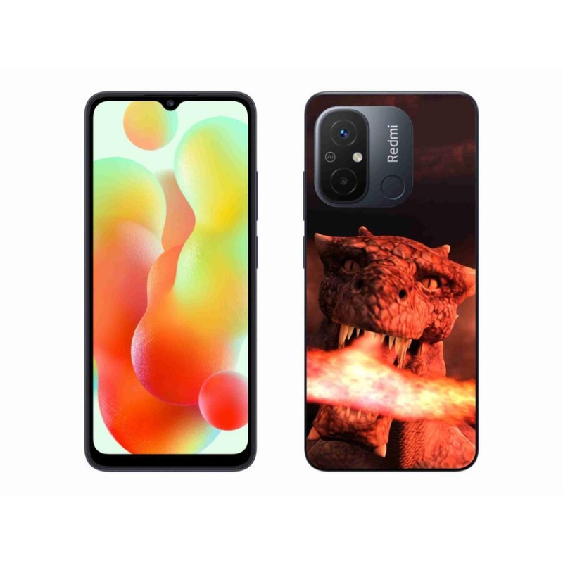 Gél borítás mmCase a Xiaomi Redmi 12C-hez - sárkány