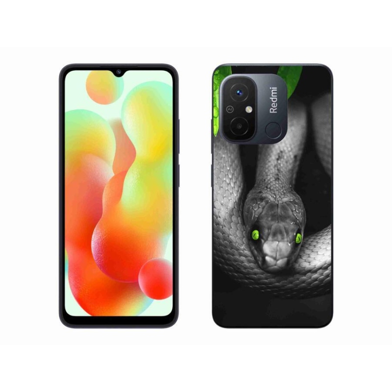 Gél borítás mmCase a Xiaomi Redmi 12C-hez - kígyó