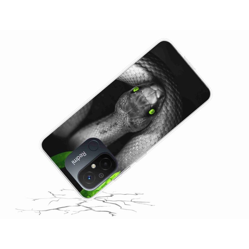 Gél borítás mmCase a Xiaomi Redmi 12C-hez - kígyó