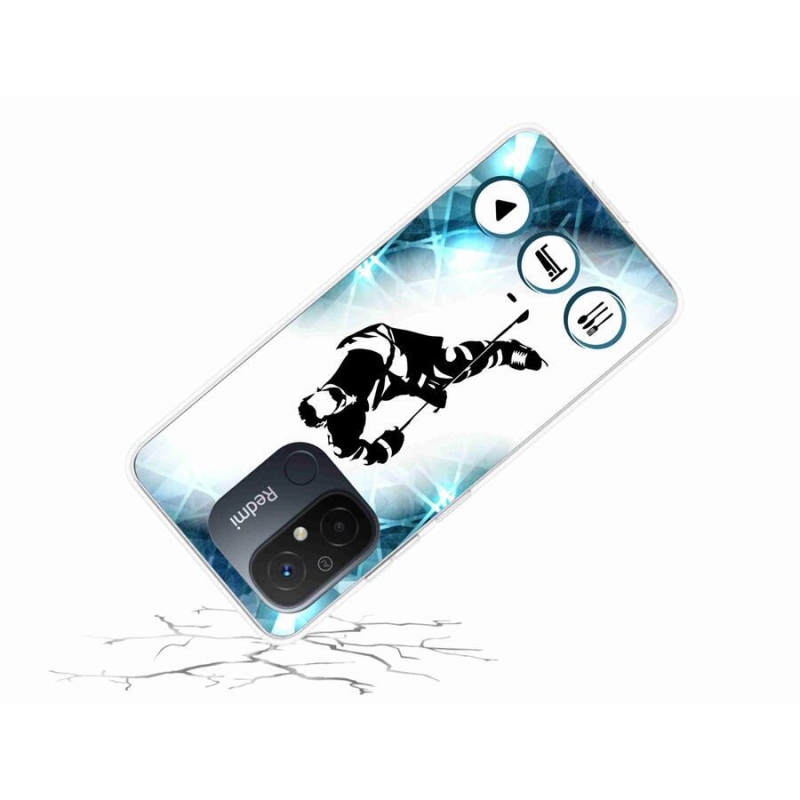 Gél borítás mmCase a Xiaomi Redmi 12C számára - hoki 1