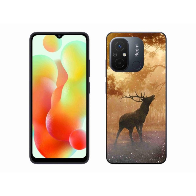 Gél borítás mmCase a Xiaomi Redmi 12C-hez - szarvas a vadászaton