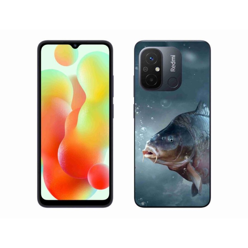 Gél borítás mmCase a Xiaomi Redmi 12C-hez - ponty és buborékok