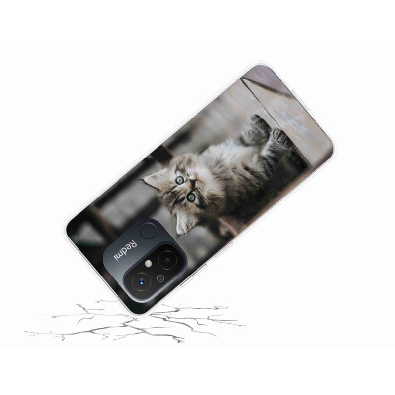 Gél borítás mmCase a Xiaomi Redmi 12C-hez - cica