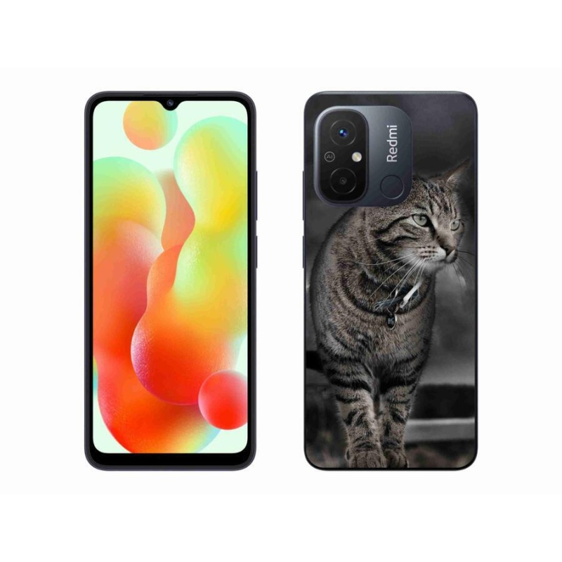 Gél borítás mmCase a Xiaomi Redmi 12C-hez - macska