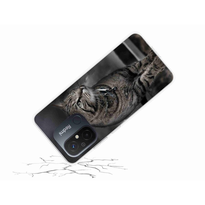 Gél borítás mmCase a Xiaomi Redmi 12C-hez - macska