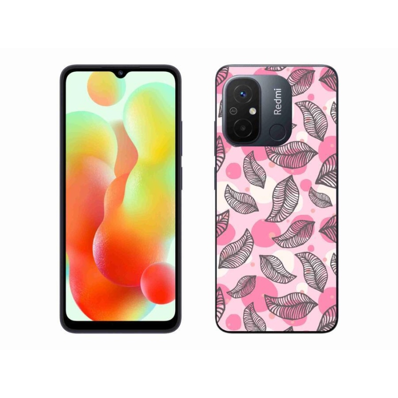 Gél borító mmCase a Xiaomi Redmi 12C-hez - rajzfilmes hulló levelek