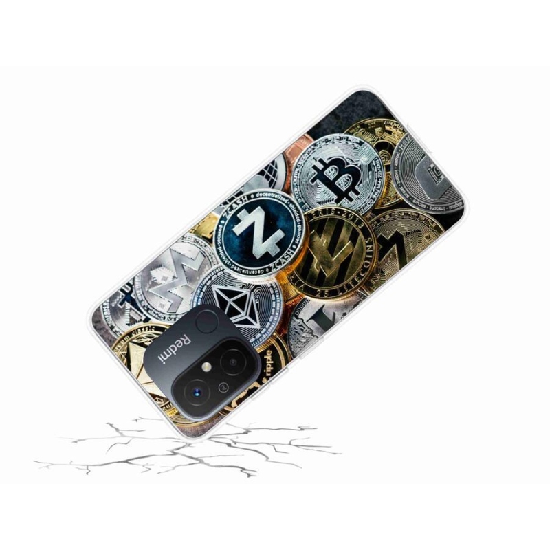Gél borítás mmCase a Xiaomi Redmi 12C számára - kriptovaluták