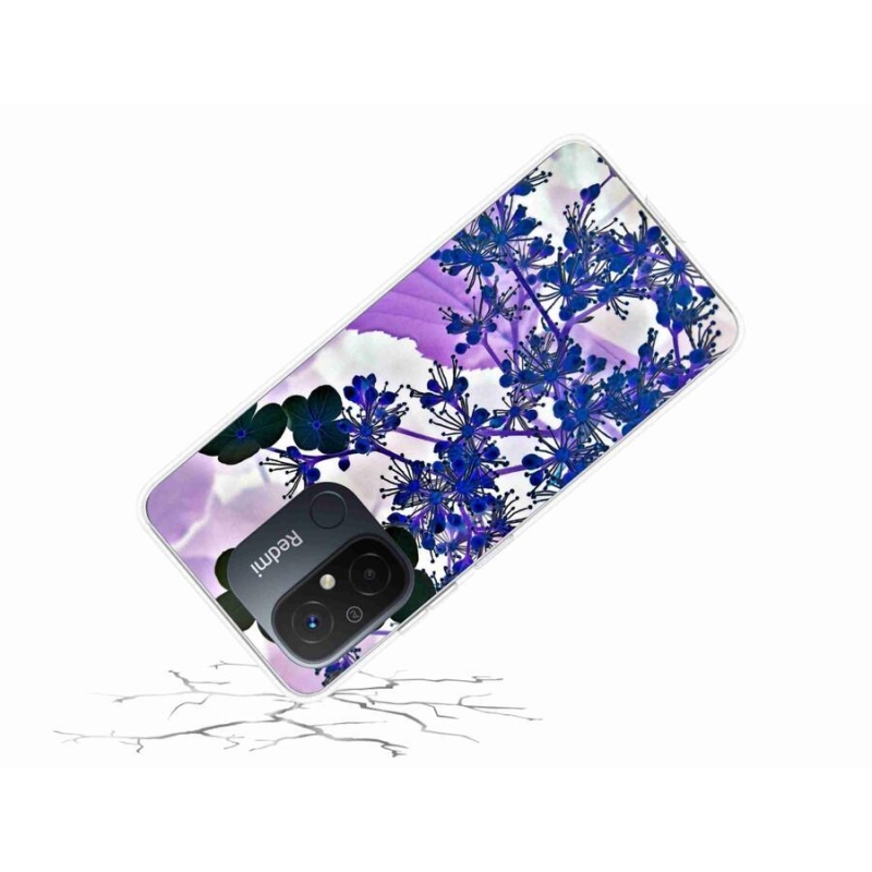 Gél borító mmCase a Xiaomi Redmi 12C-hez - hortenzia virág