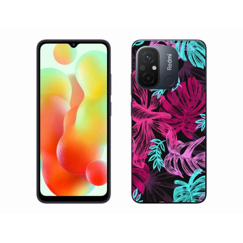 Gél borítás mmCase a Xiaomi Redmi 12C-hez - virágok 1