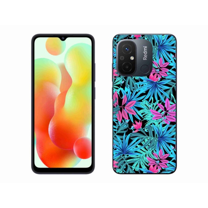 Gél borító mmCase a Xiaomi Redmi 12C-hez - virágok 3