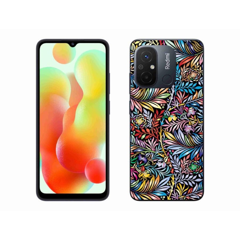 Gél borító mmCase a Xiaomi Redmi 12C-hez - virágok 5