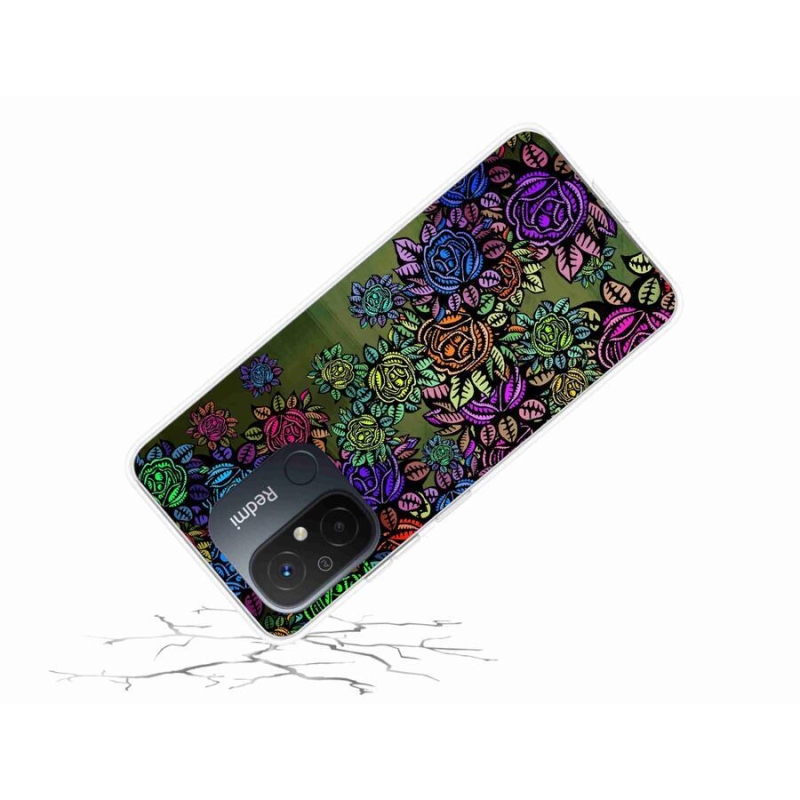 Gél borítás mmCase a Xiaomi Redmi 12C-hez - virágok 6