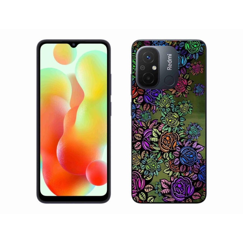 Gél borítás mmCase a Xiaomi Redmi 12C-hez - virágok 6