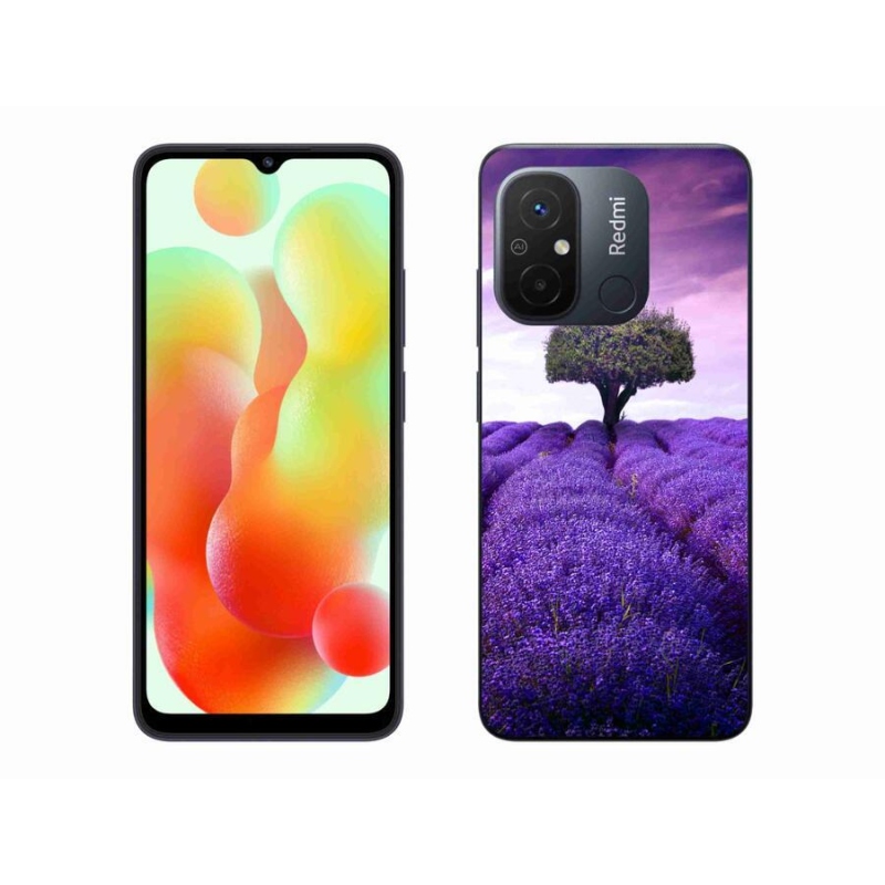 Gél borítás mmCase a Xiaomi Redmi 12C-hez - levendula rét