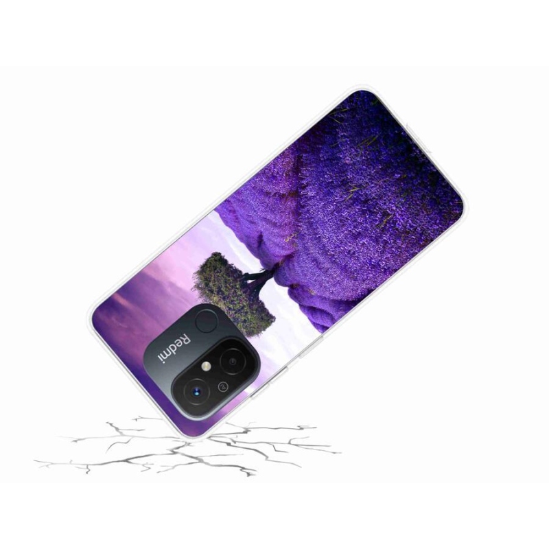 Gél borítás mmCase a Xiaomi Redmi 12C-hez - levendula rét