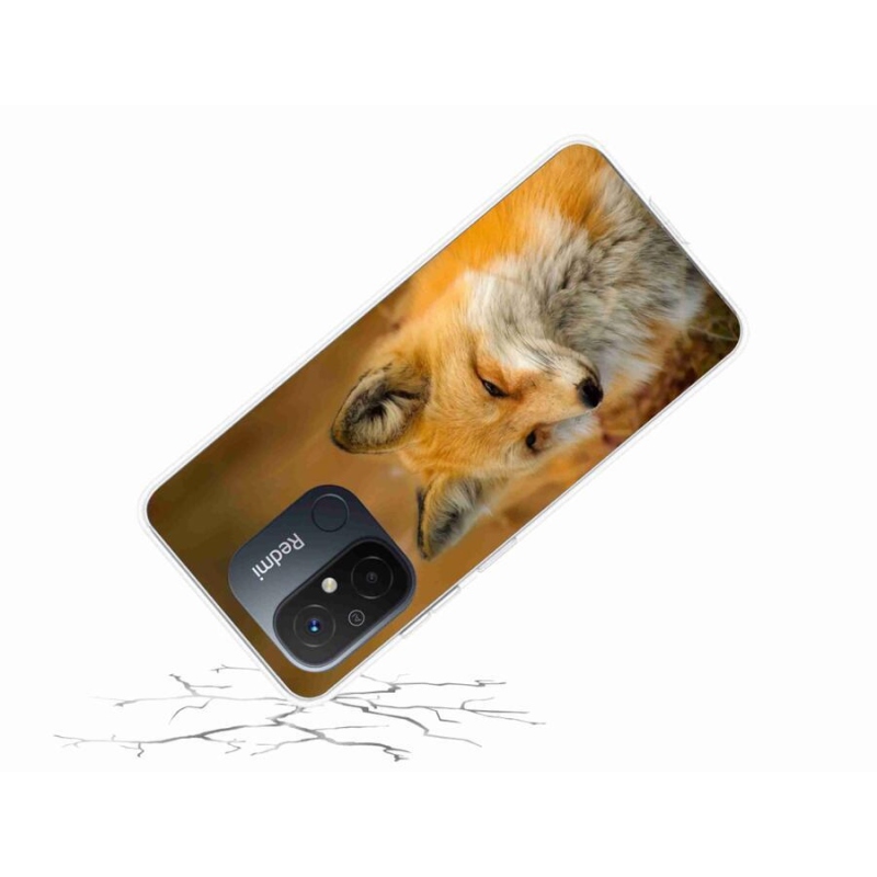 Gél borítás mmCase a Xiaomi Redmi 12C-hez - róka