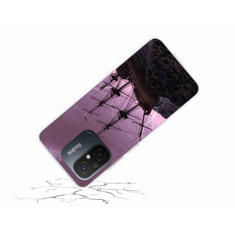 Gél borítás mmCase a Xiaomi Redmi 12C-hez - hajó a viharban