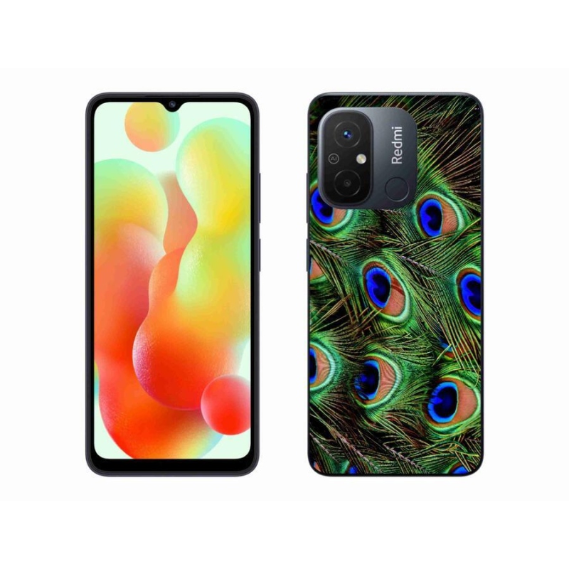 Gél borítás mmCase a Xiaomi Redmi 12C-hez - pávatoll
