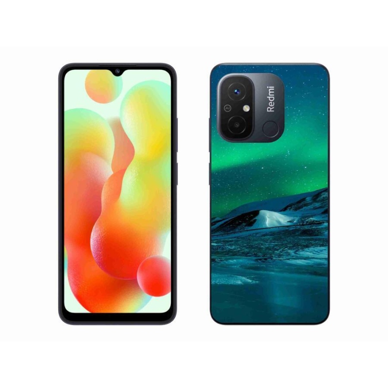 Gél borító mmCase a Xiaomi Redmi 12C-hez - sarki fény