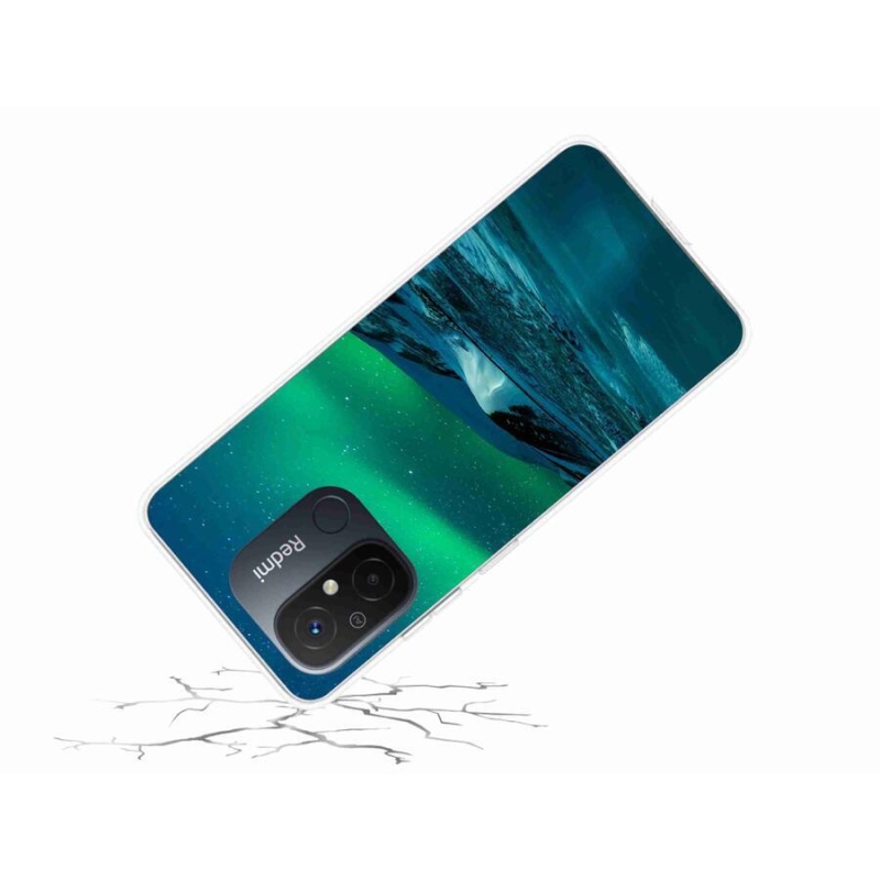 Gél borító mmCase a Xiaomi Redmi 12C-hez - sarki fény