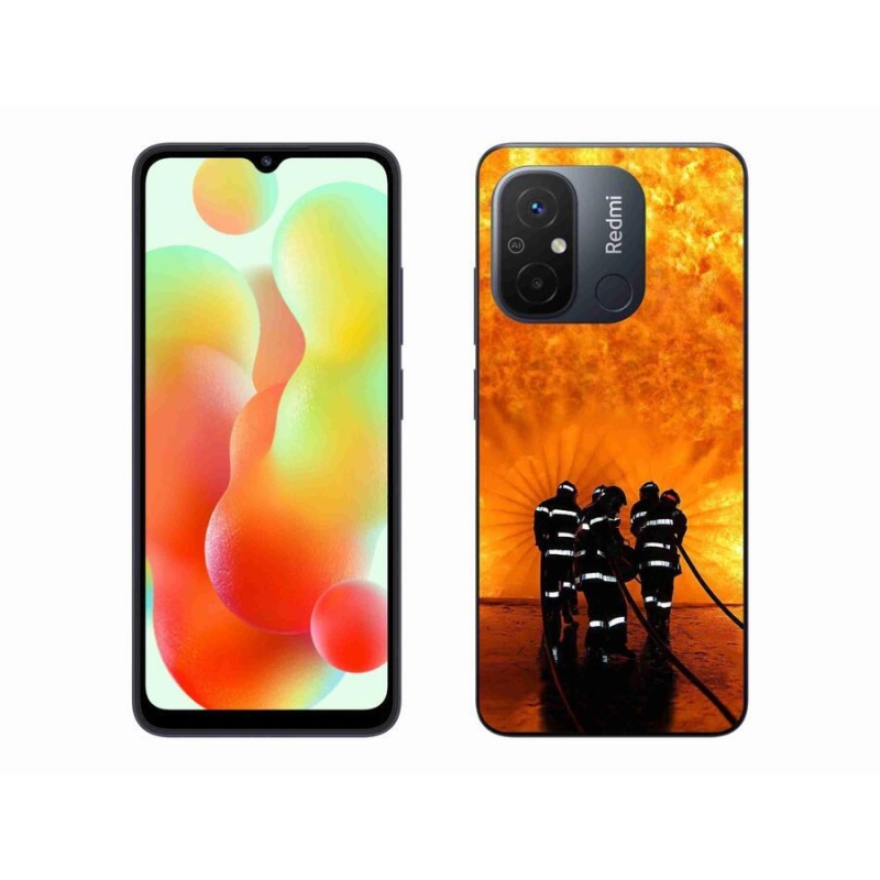 Gél borító mmCase a Xiaomi Redmi 12C-hez - tűz