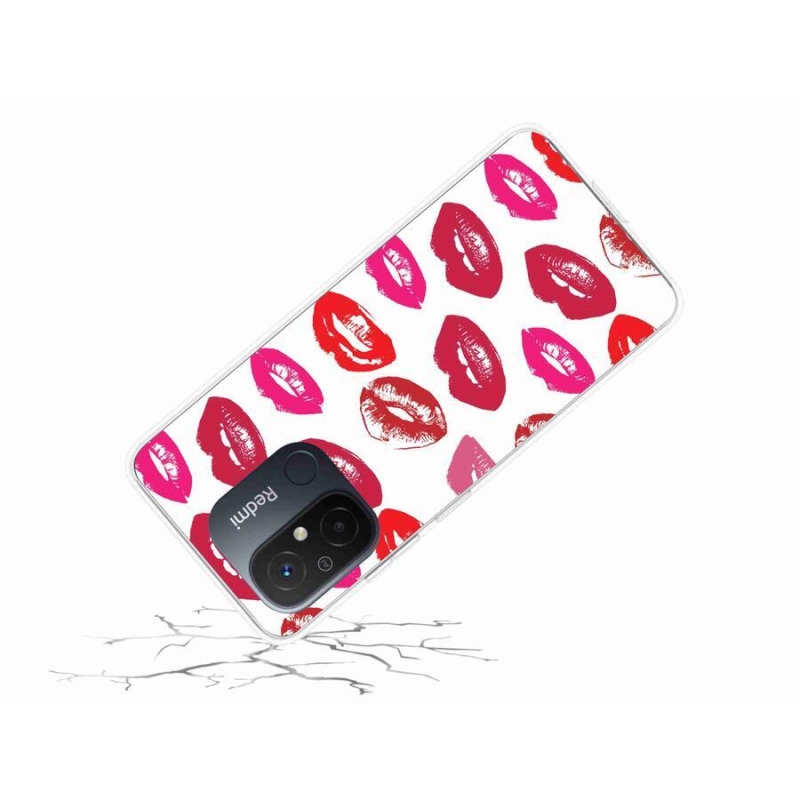 Gél borítás mmCase a Xiaomi Redmi 12C-hez - ajkak