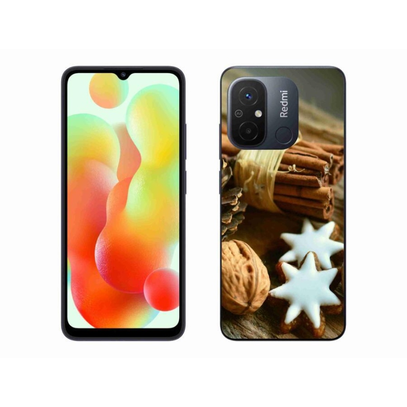 Gél borítás mmCase a Xiaomi Redmi 12C-hez - fahéj és mézeskalács