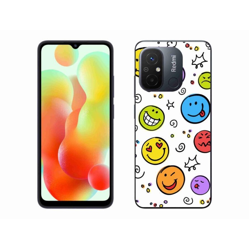 Gél borítás mmCase a Xiaomi Redmi 12C-hez - smiley-k