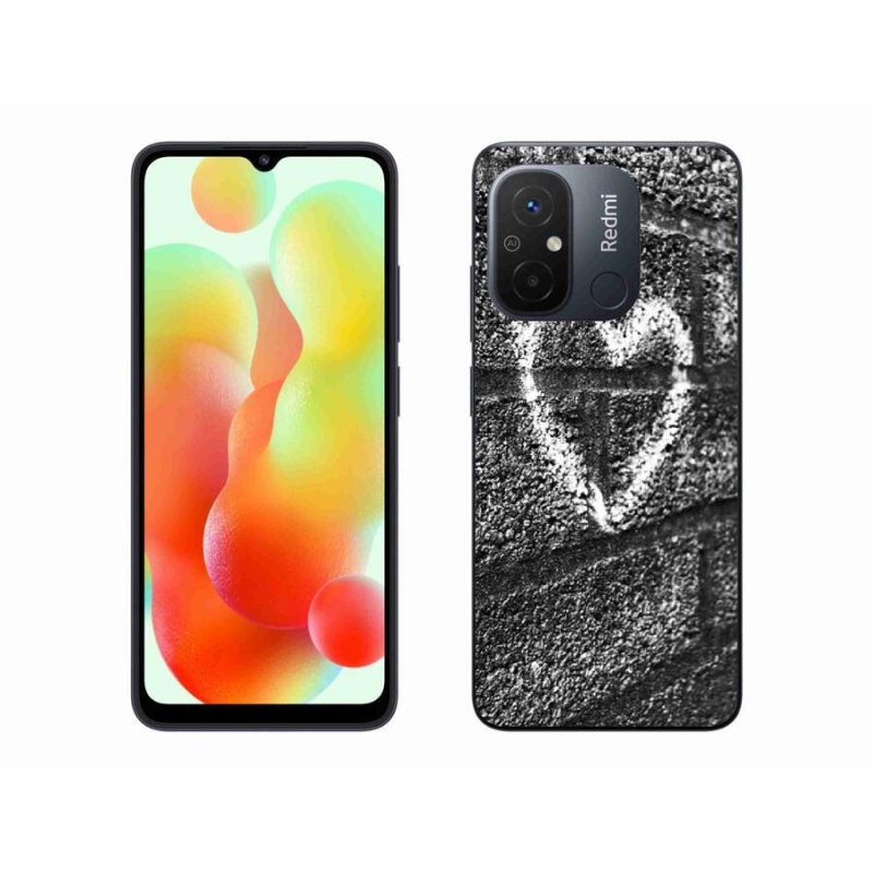 Gél borítás mmCase a Xiaomi Redmi 12C-hez - szív a falon