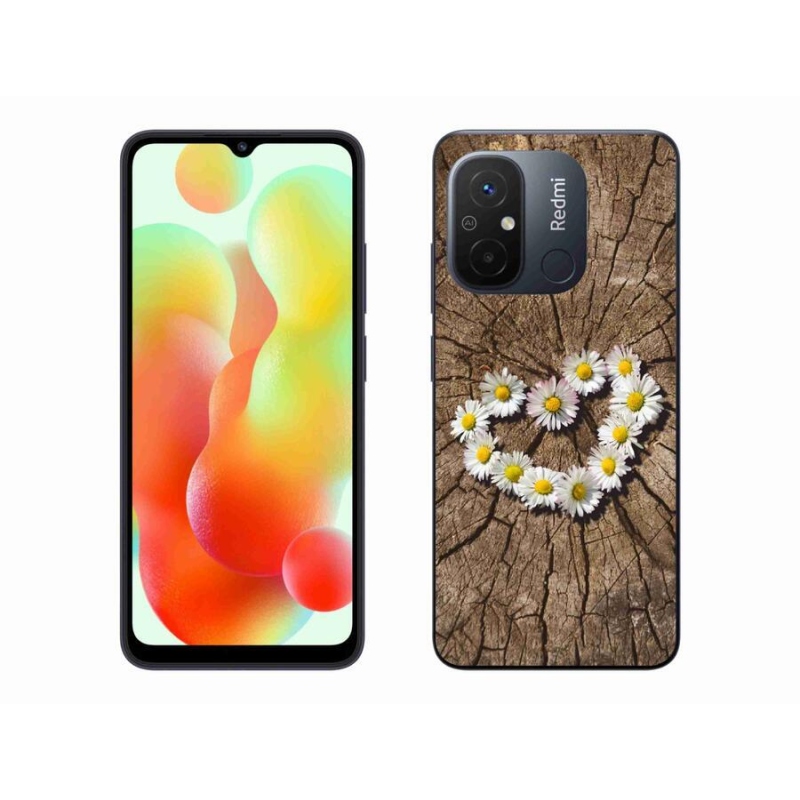 Gél borítás mmCase a Xiaomi Redmi 12C-hez - százszorszépek szíve