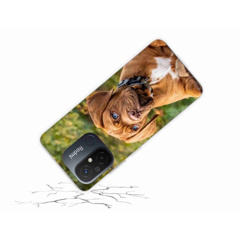 Gél borítás mmCase a Xiaomi Redmi 12C-hez - kölyökkutyakölyök