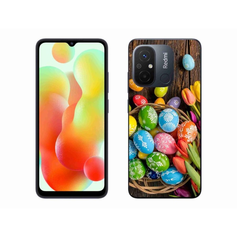 Gél borítás mmCase a Xiaomi Redmi 12C-hez - Húsvéti tojás