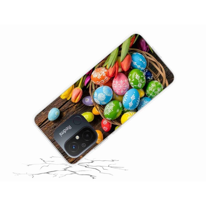 Gél borítás mmCase a Xiaomi Redmi 12C-hez - Húsvéti tojás