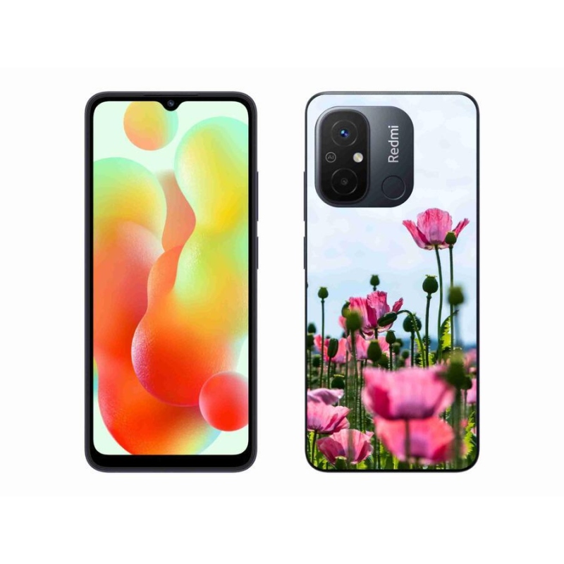 Gél borító mmCase a Xiaomi Redmi 12C-hez - mákos